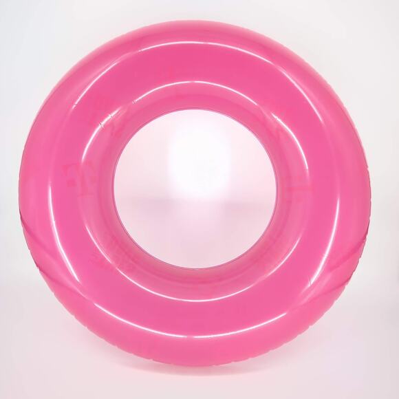 T-Mobile Tuesdays Logo Pink & Transparent Inflatable Pool Ring Float Tube - New - Picture 5 of 13